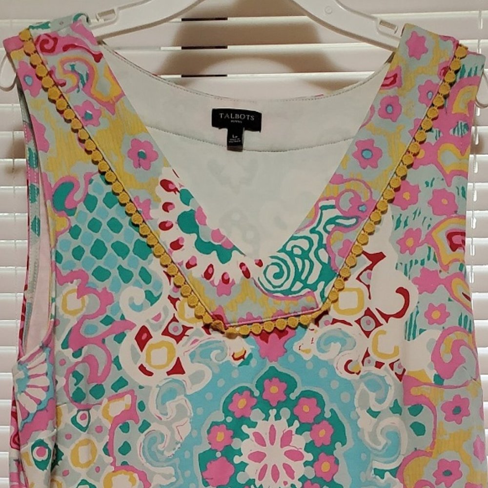 Talbots summer shift dress